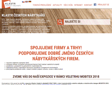 Tablet Screenshot of furniturecluster.cz
